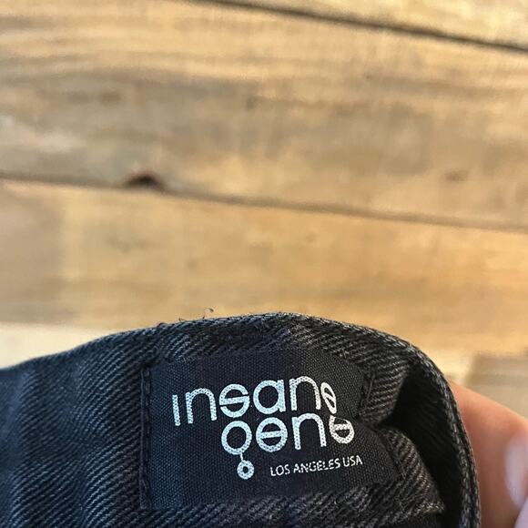 Insane Gene Black Distressed Jeans Size 1/24‎ - Picture 7 of 9